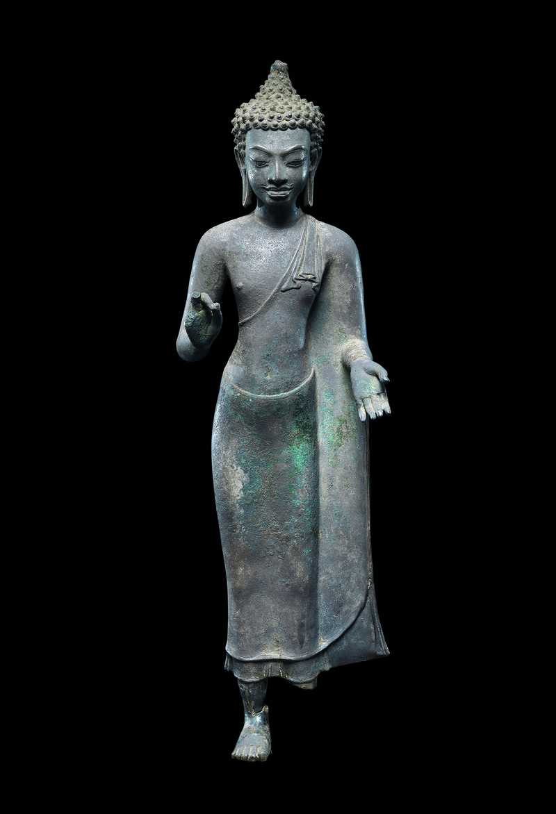 Ancient Dvaravati Buddhist Sculptures