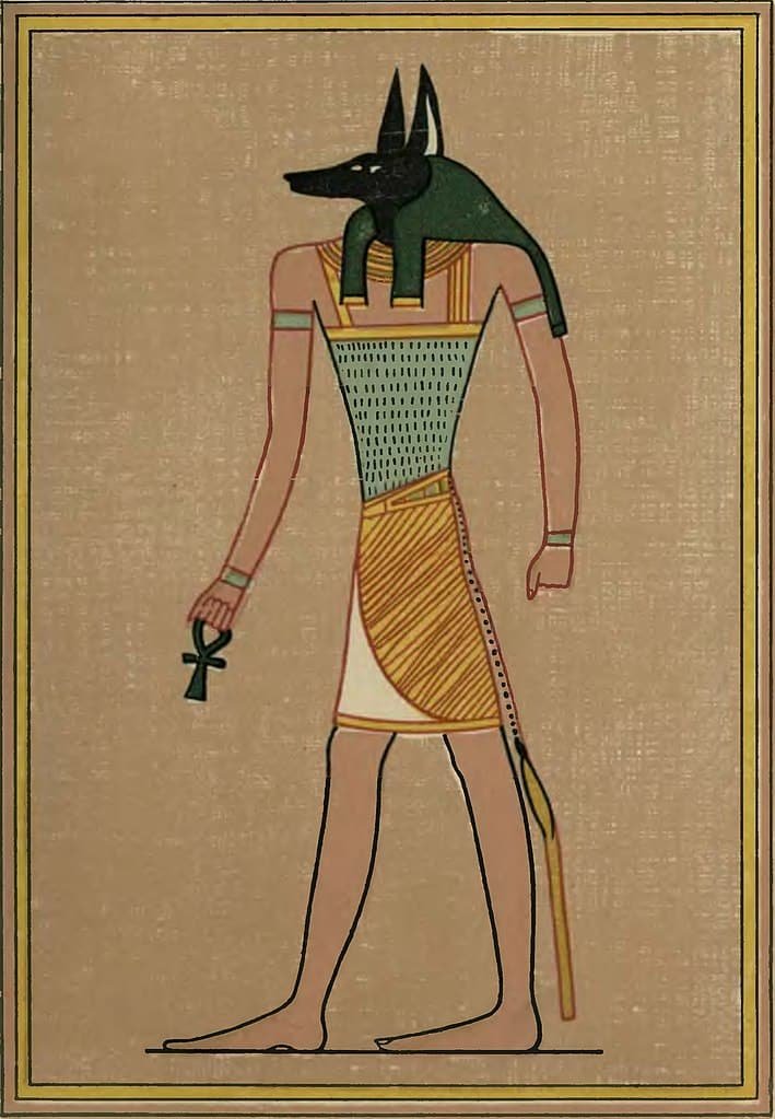 Ancient Egyptian Animal-Headed Gods Relief