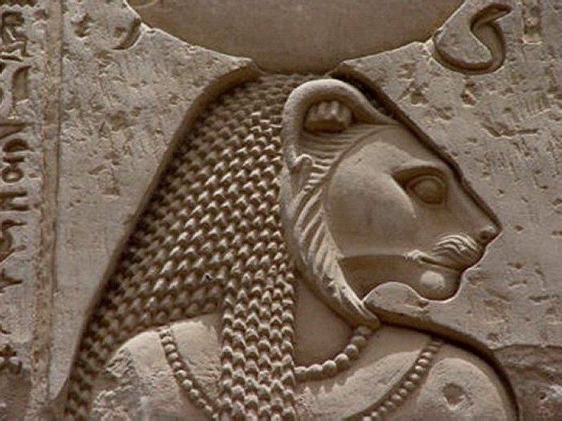 Ancient Egyptian Animal-Headed Gods Relief