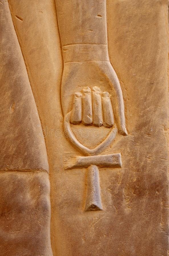 Ancient Egyptian Ankh Symbol Carvings
