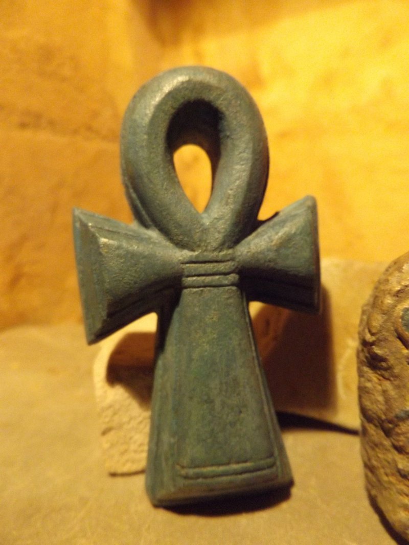 Ancient Egyptian Ankh Symbol Carvings