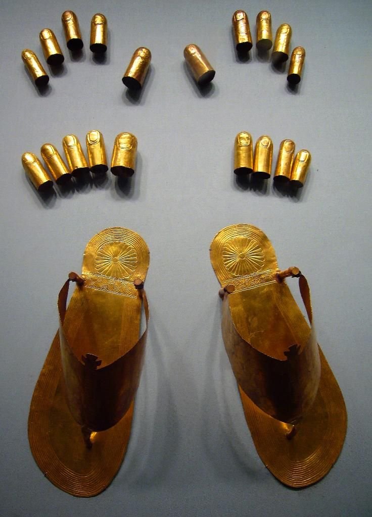 Ancient Egyptian Anklets And Toe Rings