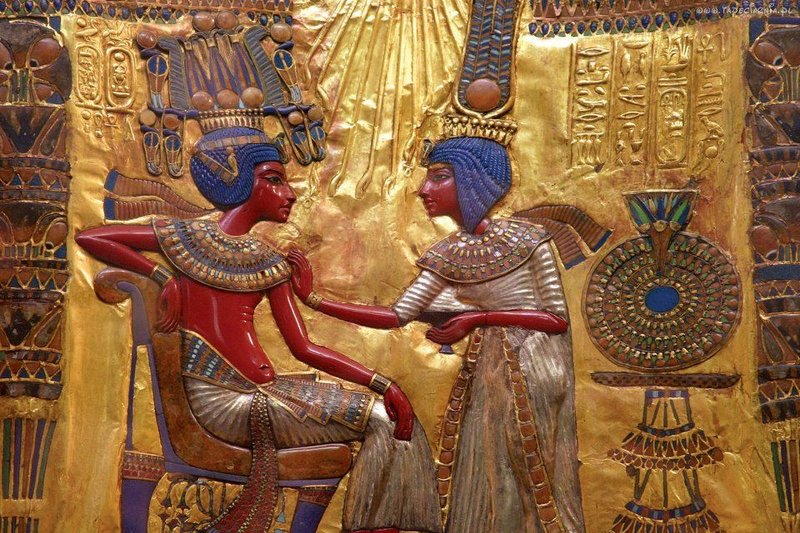 Ancient Egyptian Anointing Ritual Relief