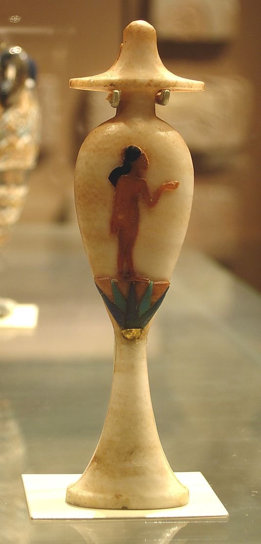 Ancient Egyptian Basins And Perfume Jars