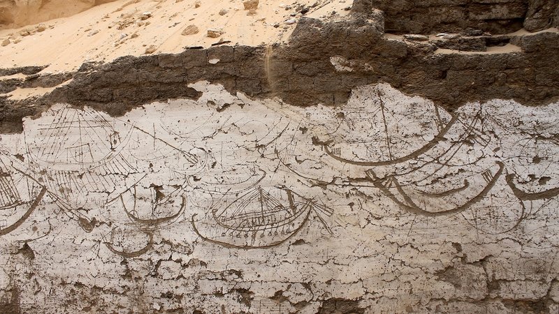 Ancient Egyptian Boat Burial