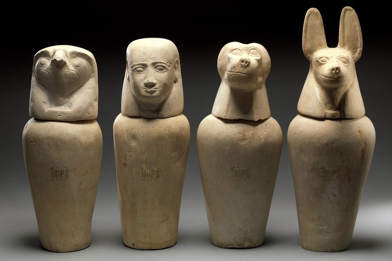 Ancient Egyptian Canopic Jars