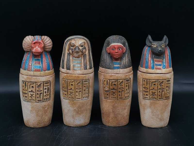 Ancient Egyptian Canopic Jars
