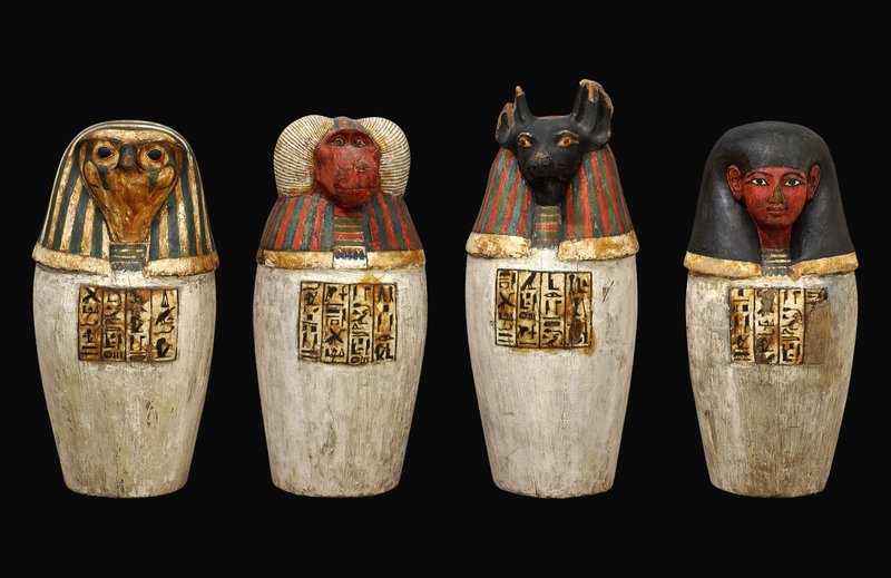 Ancient Egyptian Canopic Jars