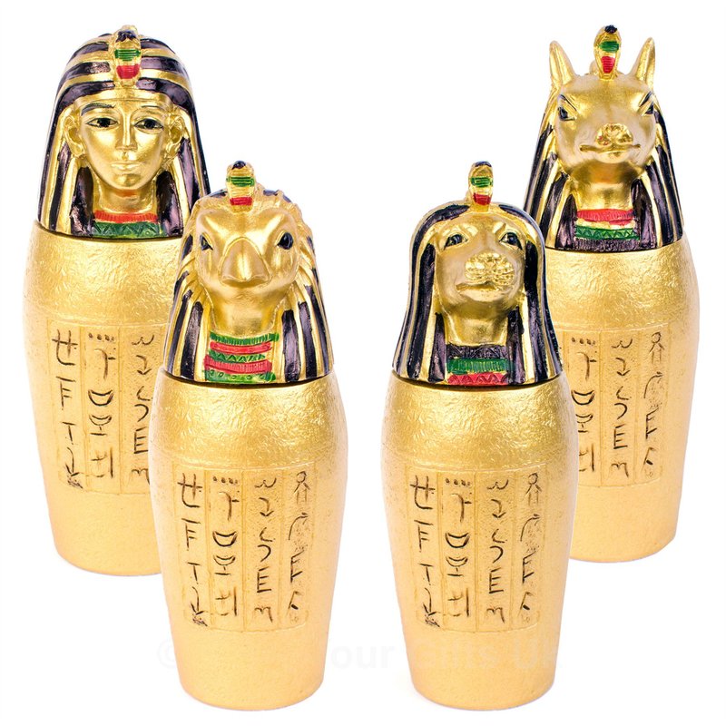 Ancient Egyptian Canopic Jars