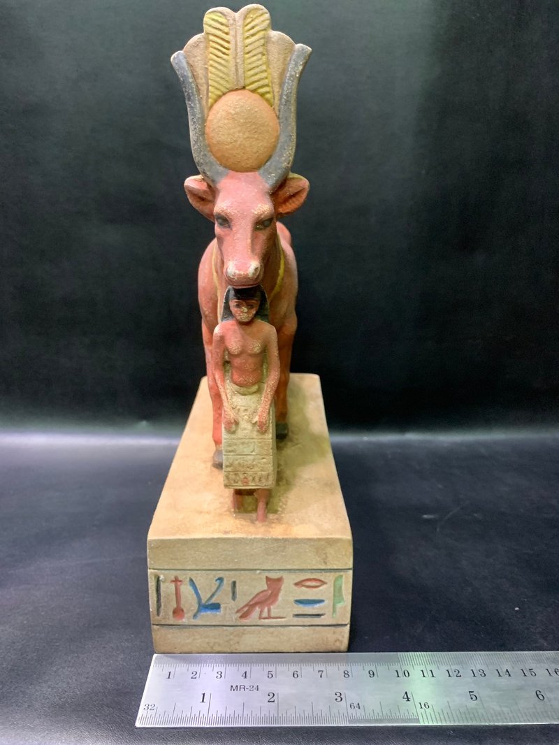 Ancient Egyptian Cow Goddess Hathor Carvings