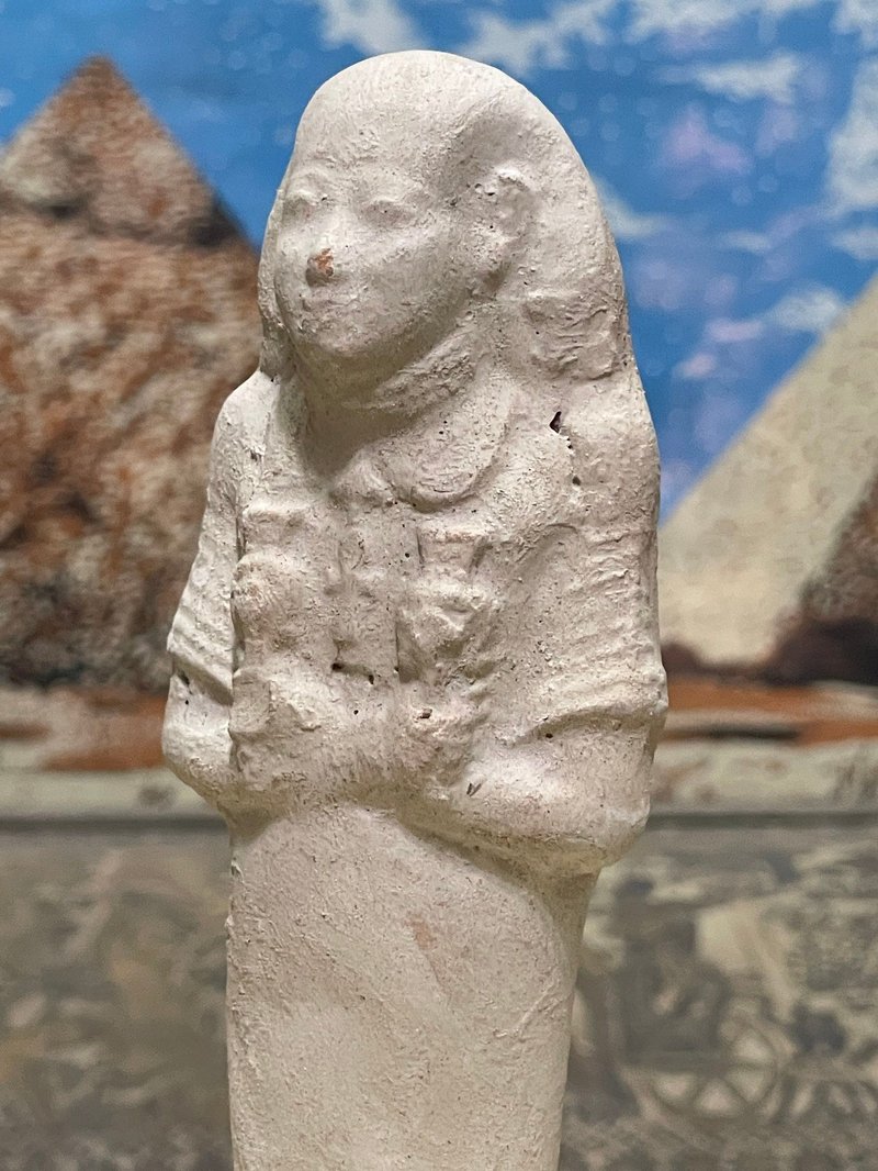 Ancient Egyptian Cow-Headed Hathor Statues