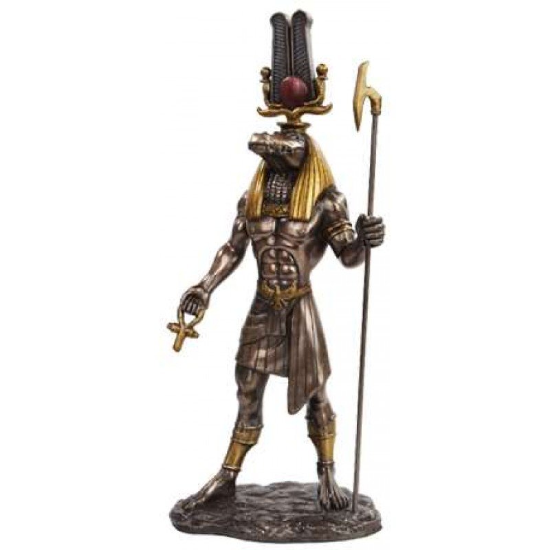 Ancient Egyptian Crocodile God Sobek Statues