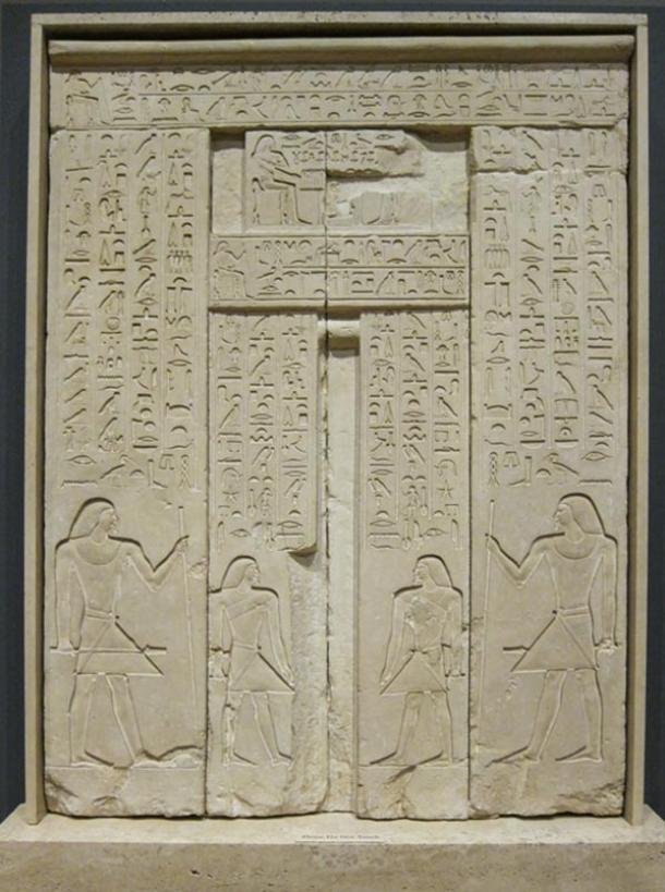 Ancient Egyptian False Door Stela<span class=