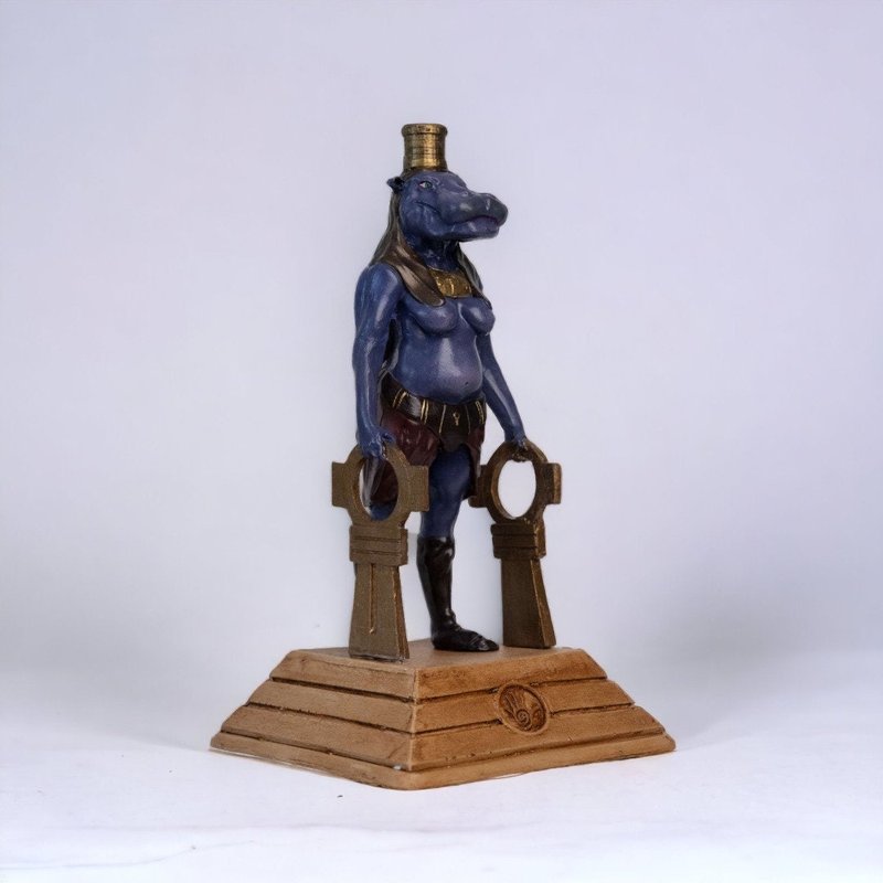 Ancient Egyptian Fertility Goddess Taweret Statues