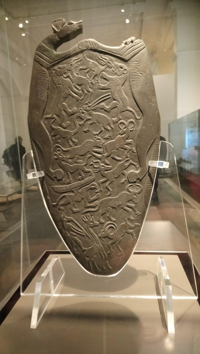 Ancient Egyptian Fish-Shaped Cosmetic Palettes<span class=