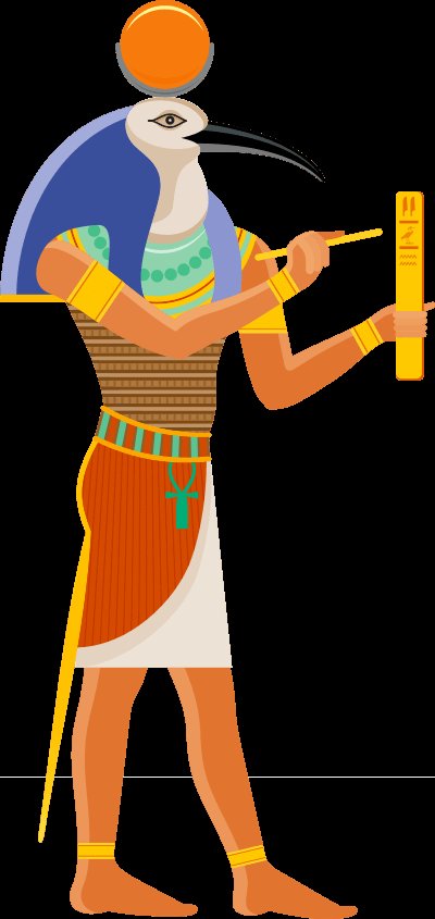 Ancient Egyptian God Thoth Depictions