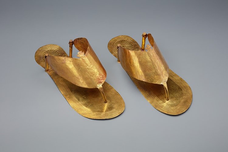 Ancient Egyptian Gold Sandals