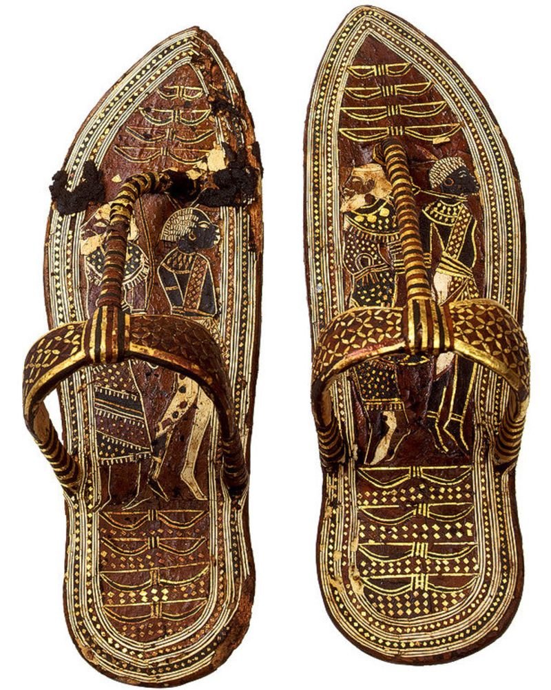 Ancient Egyptian Gold Sandals
