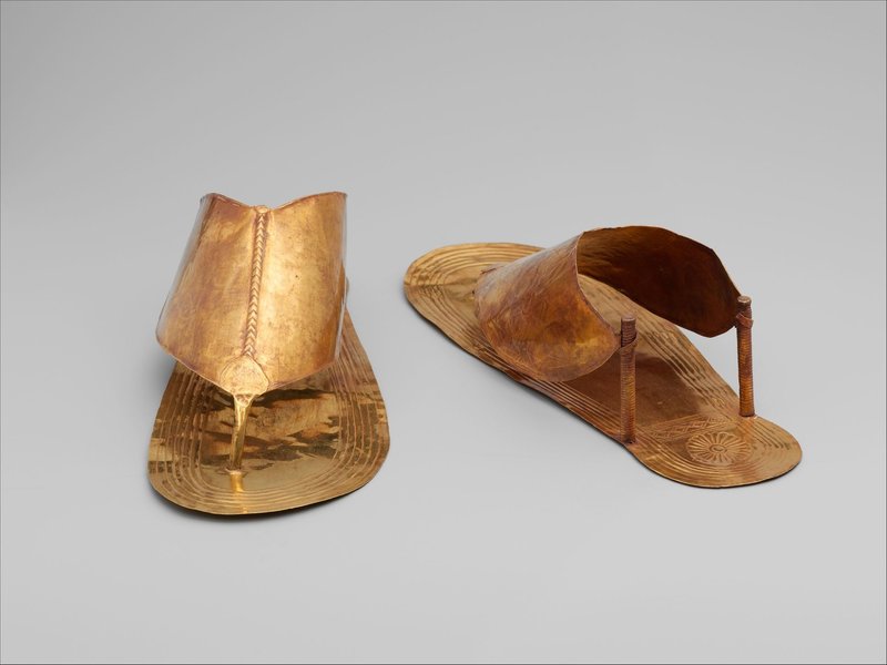 Ancient Egyptian Gold Sandals