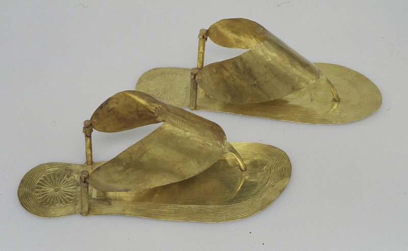 Ancient Egyptian Gold Sandals