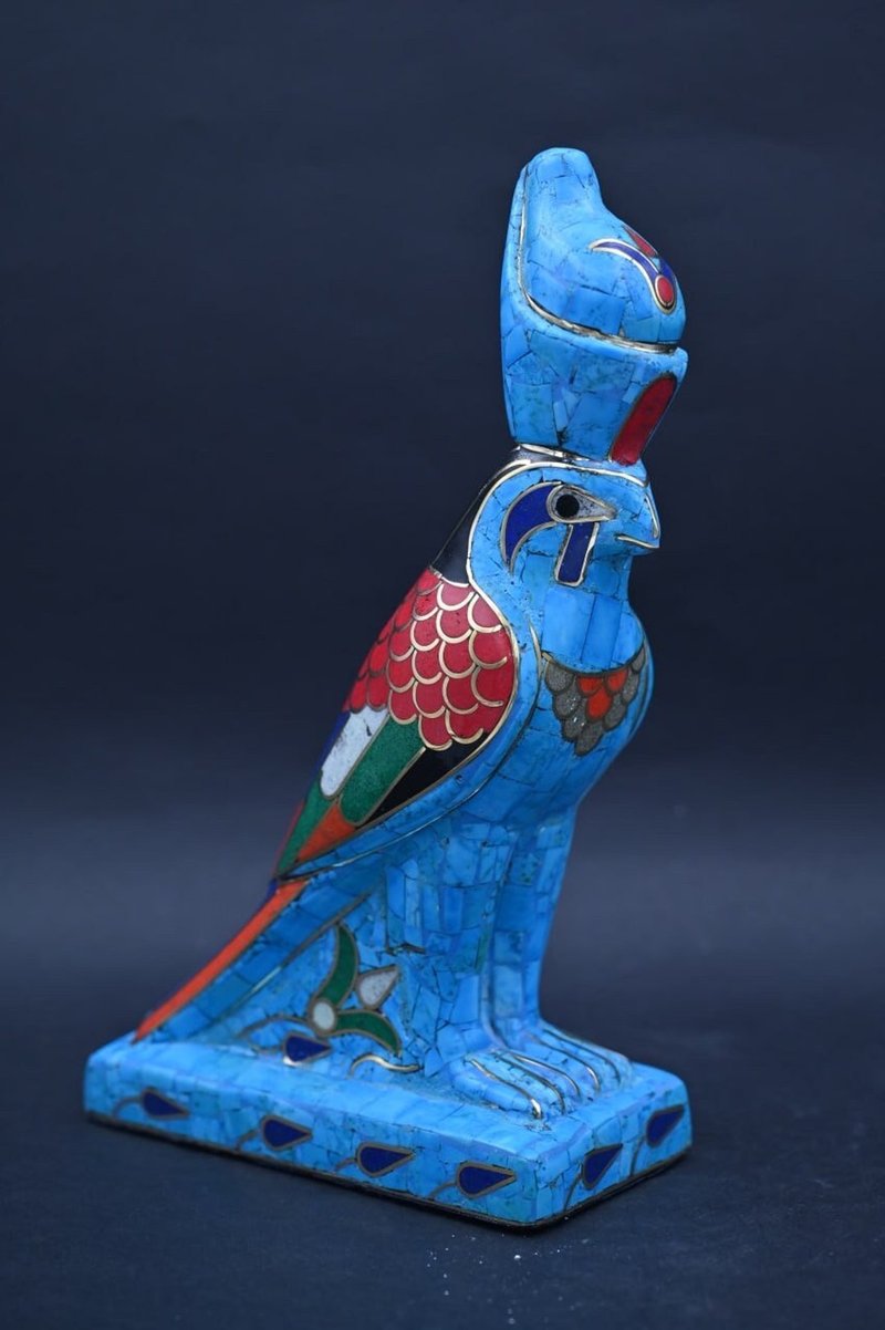 Ancient Egyptian Horus Falcon Statues