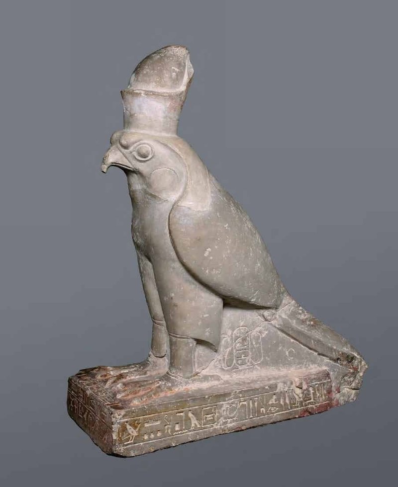 Ancient Egyptian Horus Falcon Statues