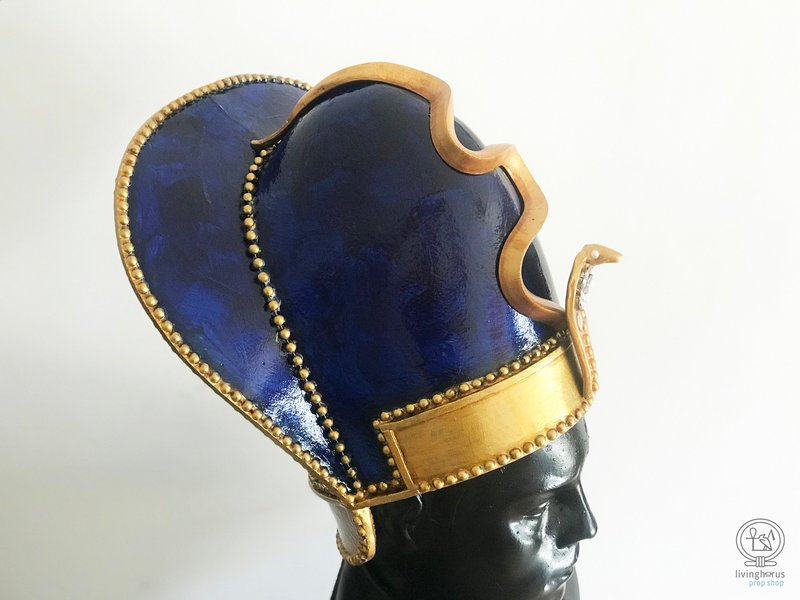 Ancient Egyptian Khepresh Blue Crown