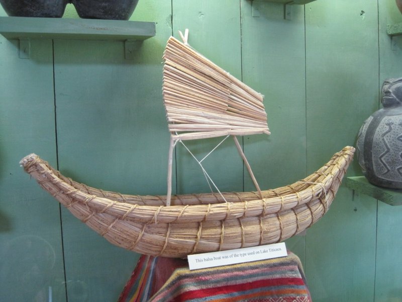 Ancient Egyptian Reed Boat Models