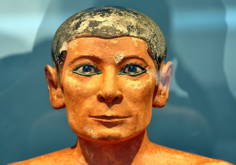 Ancient Egyptian Scribe Statue