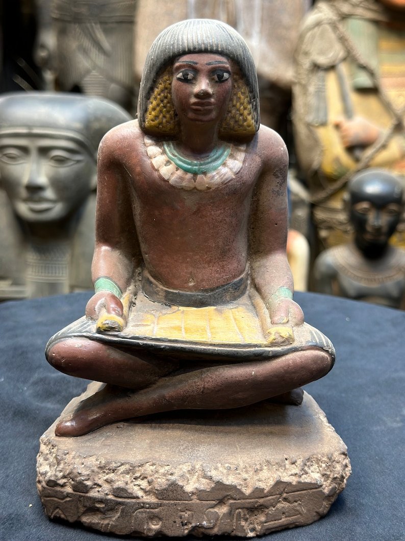Ancient Egyptian Scribe Statue