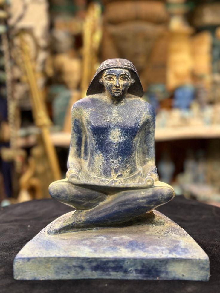 Ancient Egyptian Scribe Statue