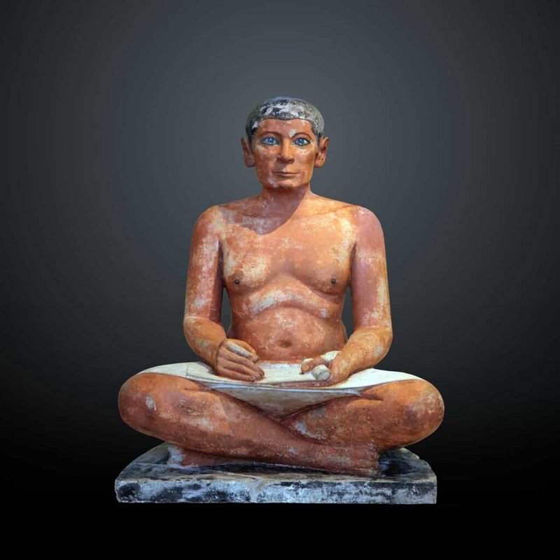 Ancient Egyptian Scribe Statue