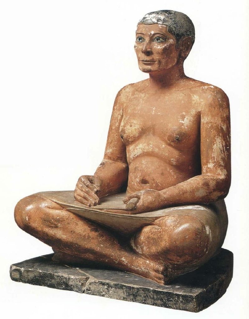 Ancient Egyptian Scribe Statue
