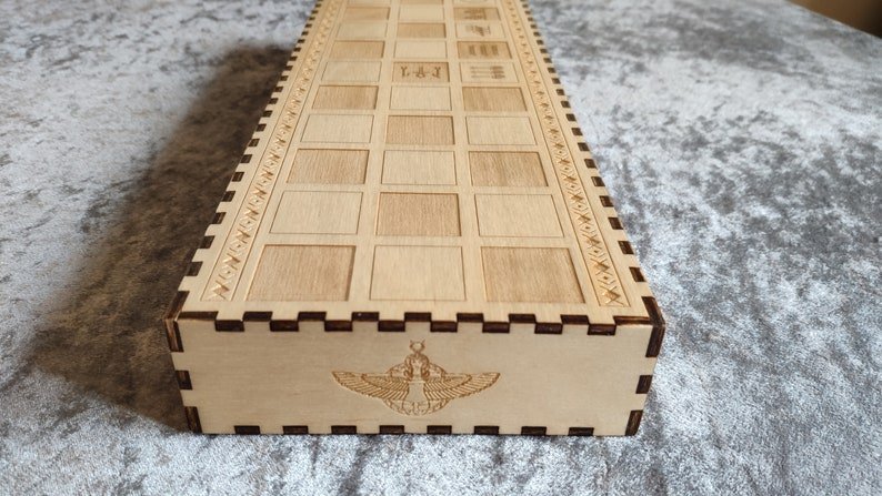 Ancient Egyptian Senet Game Board