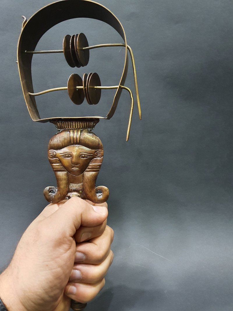 Ancient Egyptian Sistrum Musical Instrument