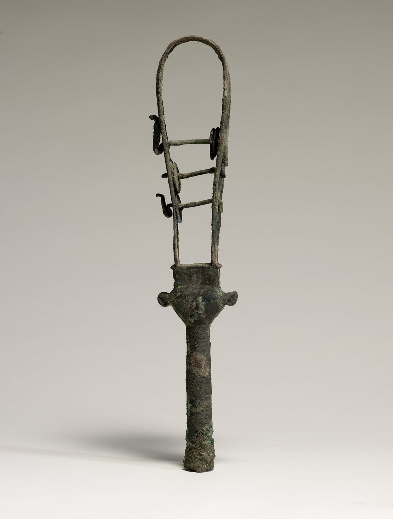 Ancient Egyptian Sistrum Musical Instrument<span class=