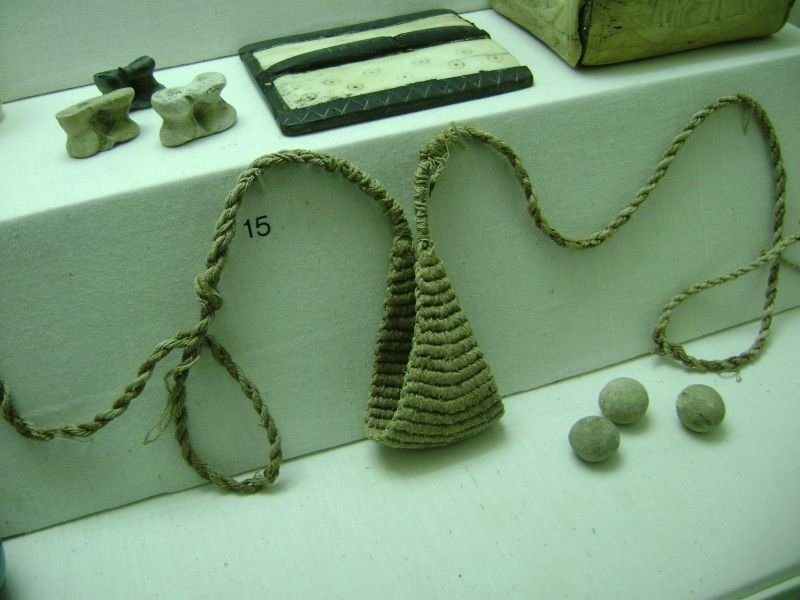 Ancient Egyptian Slingshot Soldiers Relief