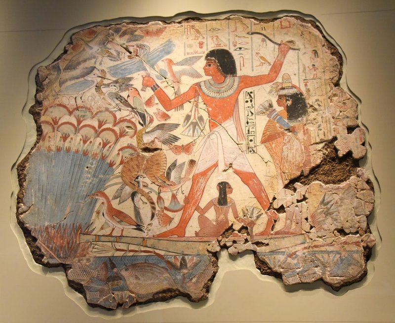 Ancient Egyptian Tomb Painting Of Banquets