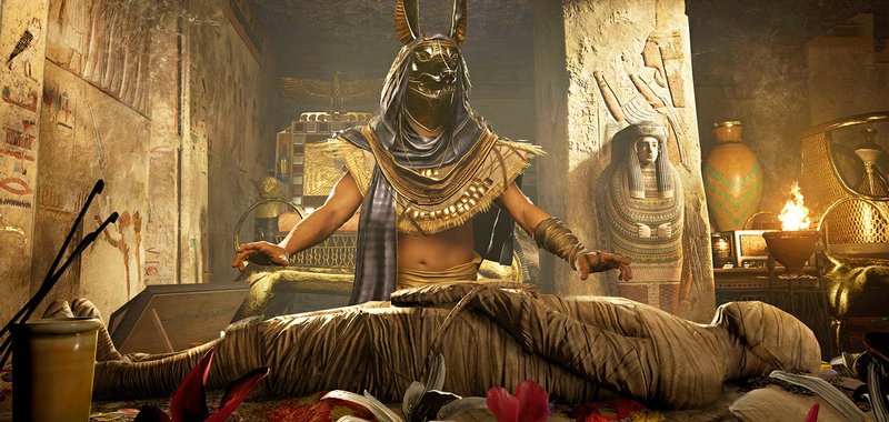 Ancient Egyptian Weighing Of The Heart Scene