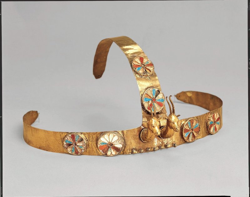 Ancient Gold Diadem Of A Queen