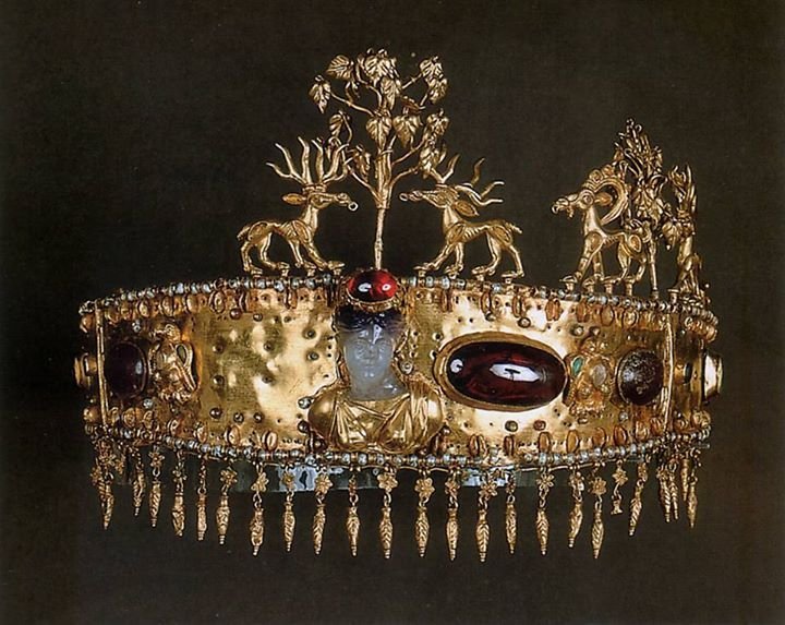 Ancient Gold Diadem Of A Queen