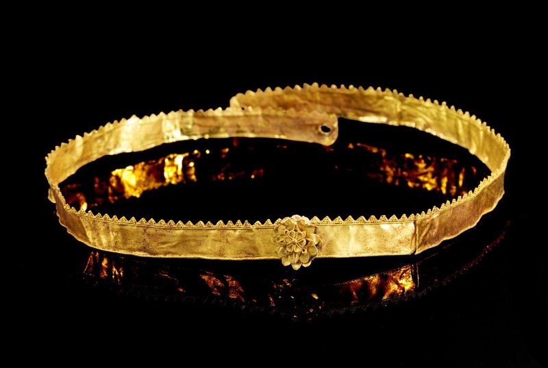 Ancient Gold Diadem Of A Queen