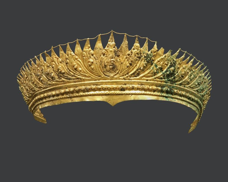 Ancient Gold Diadem Of A Queen