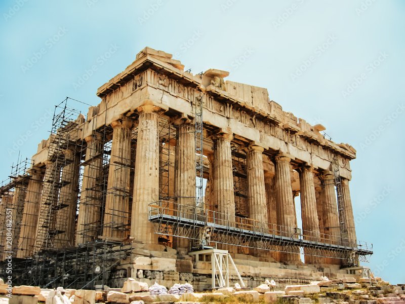 Ancient Greek Acropolis Reconstruction