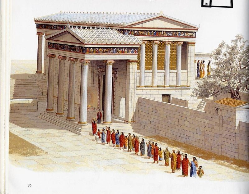 Ancient Greek Acropolis Reconstruction