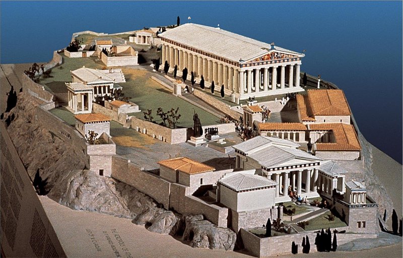 Ancient Greek Acropolis Reconstruction