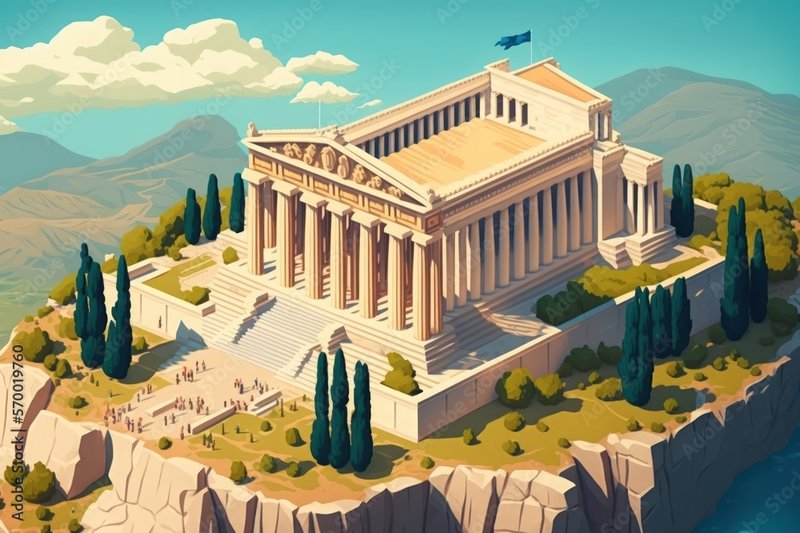Ancient Greek Akropolis Fortifications