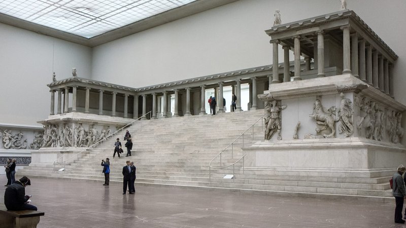 Ancient Greek Altar Of Zeus