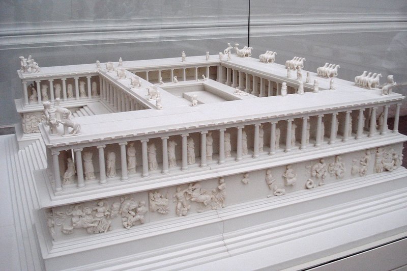 Ancient Greek Altar Of Zeus
