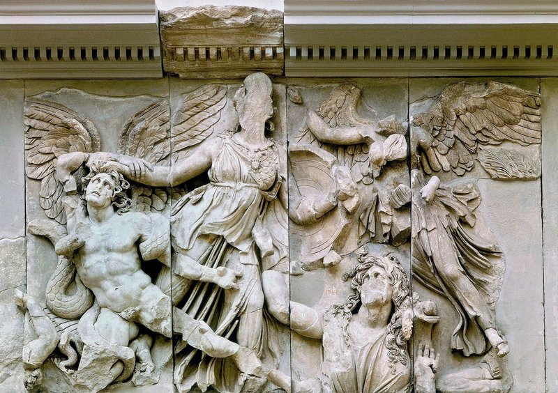 Ancient Greek Altar Of Zeus